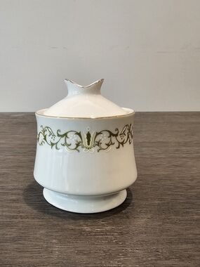 Bell Flower Fine China Flower Sugar Jar